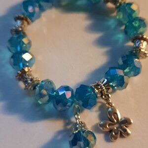 Brand New Handmade Crystal and Metal Beads Bracelets